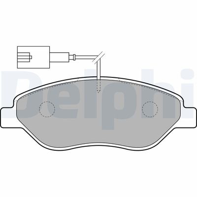 Brake Pad Set, disc brake LP1720