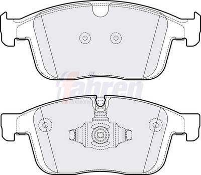Fahren Brake Pad Set, disc brake FBP3784