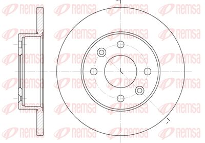 REMSA 6077.00 Тормозные диски для RENAULT 18 Variable (135_)