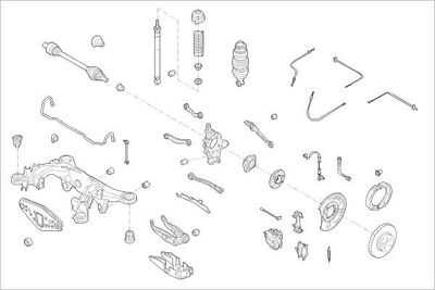 RADAUFHäNGUNG DELPHI OEMERC000017128R