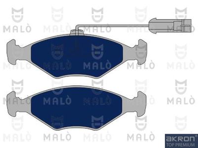 Комплект тормозных колодок, дисковый тормоз AKRON-MALÒ 1050917 для FIAT ALBEA