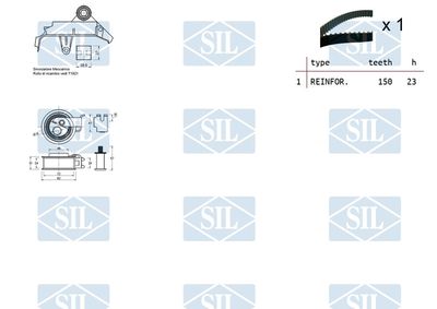 SET CUREA DE DISTRIBUTIE Saleri SIL TK1251 1