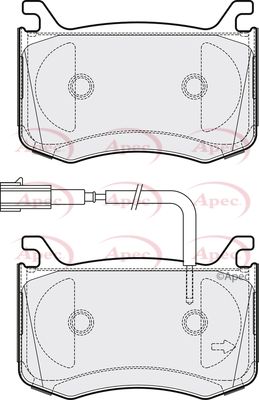 Brake Pad Set APEC PAD2149