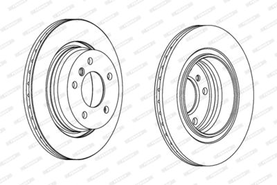 DISC FRANA FERODO DDF1073C 1