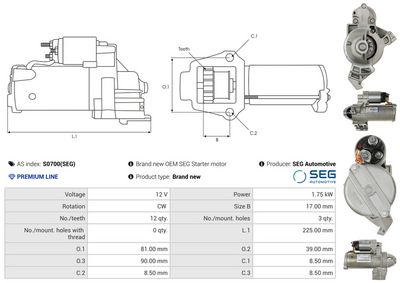 STARTER AS-PL S0700SEG 4