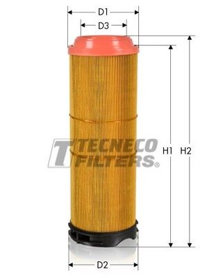 Воздушный фильтр TECNECO FILTERS AR12133 для MERCEDES-BENZ CLC-CLASS