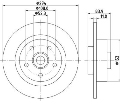 Brake Disc 8DD 355 112-361