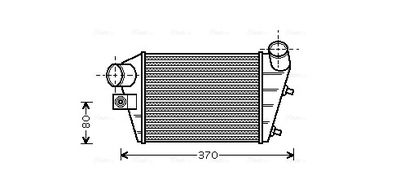 AVA QUALITY COOLING Intercooler, inlaatluchtkoeler (ALA4086)