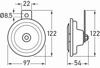 Ljudsignal HELLA 3BA002768382