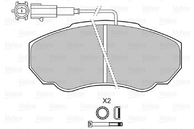 SET PLACUTE FRANA FRANA DISC VALEO 598568 1