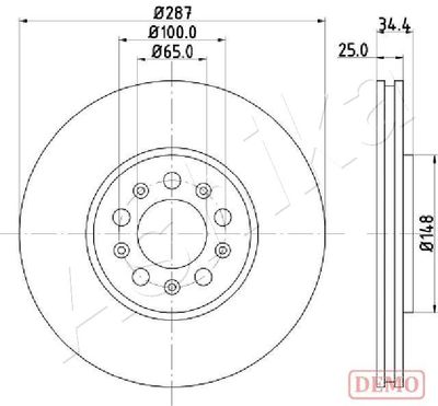 Brake Disc 60-00-0901C