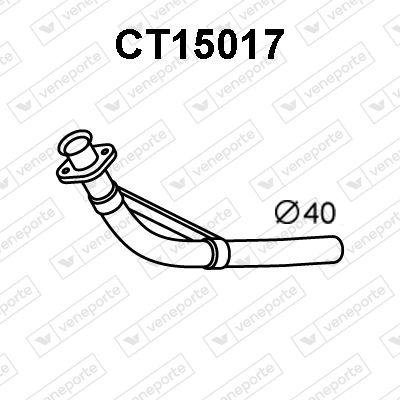 ABGASROHR VENEPORTE CT15017