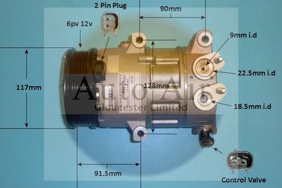 Compressor, air conditioning Auto Air Gloucester 14-0294P