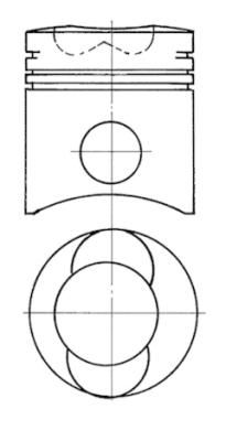 Zuiger (diameter 125mm, STD) BF10L513 BF12L513