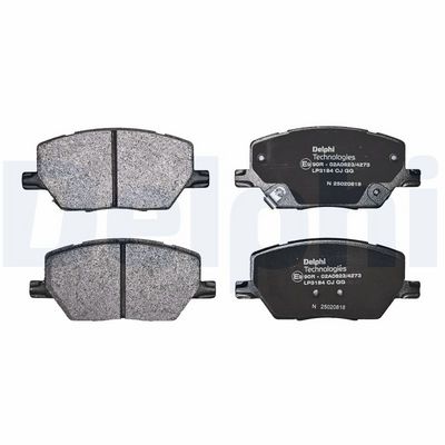 BREMSBELAGSATZ SCHEIBENBREMSE DELPHI LP3184 1