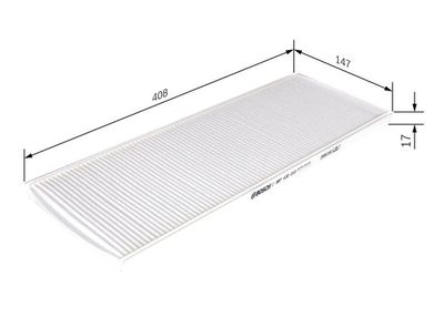 Filter, kupéventilation BOSCH 1 987 432 010