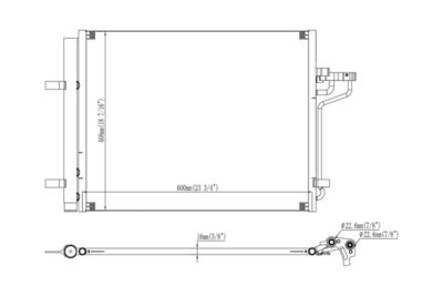 CONDENSATOR CLIMATIZARE WALKER WCD00377 7