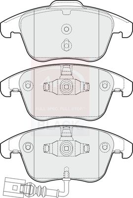 APEC Brake Pad Set, disc brake PAD1653B