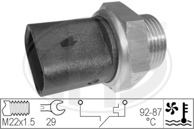 Термовыключатель, вентилятор радиатора WILMINK GROUP WG1777079 для FIAT MERENGO