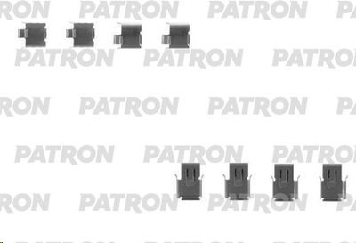 Комплектующие, колодки дискового тормоза PATRON PSRK1212 для MITSUBISHI TREDIA