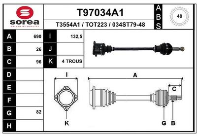 ANTRIEBSWELLE EAI T97034A1