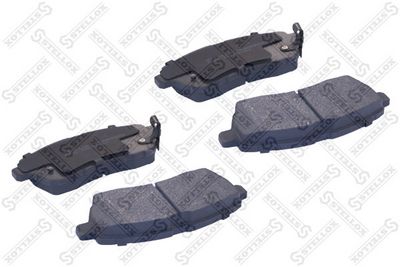 комплект спирачно феродо, дискови спирачки STELLOX 000 087-SX