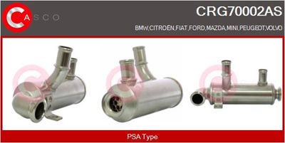 Chladič, recirkulace spalin CASCO CRG70002AS