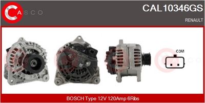 GENERATOR / ALTERNATOR CASCO CAL10346GS