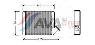 SCHIMBăTOR DE CăLDURă îNCăLZIRE HABITACLU
