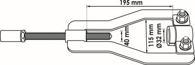 DEMONTAGEWERKZEUG ANTRIEBSWELLE VIGOR V83271 2