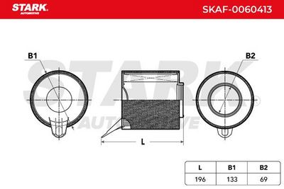 въздушен филтър STARK SKAF-0060413
