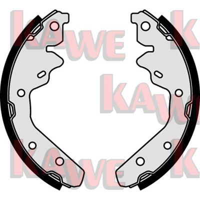 Комплект тормозных колодок KAWE 07630 для DODGE NEON