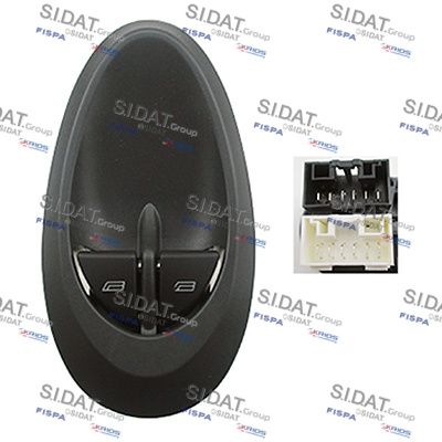 Выключатель, стеклолодъемник SIDAT 5.145395A2 для IVECO DAILY