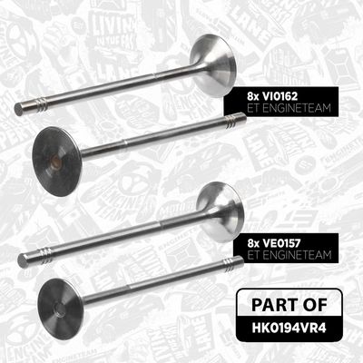 Komplet za popravak, koljenasto vratilo ET ENGINETEAM boxET – service kit HK0194VR4