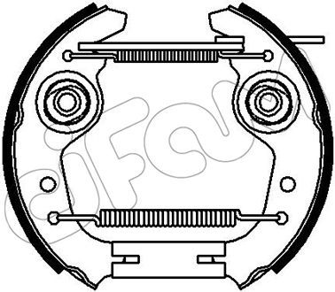 Комплект тормозных колодок CIFAM 151-244 для FIAT 900