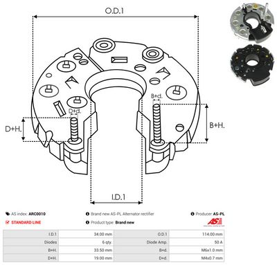 PUNTE DIODE AS-PL ARC0010 2