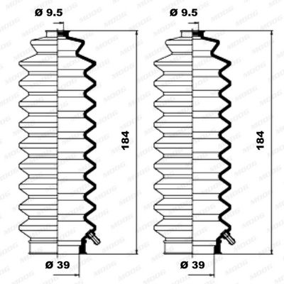 ANSAMBLU BURDUF DIRECTIE MOOG K150051 1
