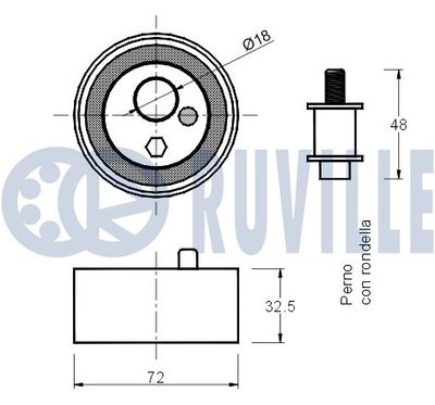 ROLA INTINZATOR CUREA DISTRIBUTIE RUVILLE 540458 1
