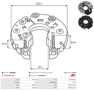 PUNTE DIODE AS-PL ARC0006 2