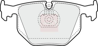 APEC Brake Pad Set, disc brake PAD956