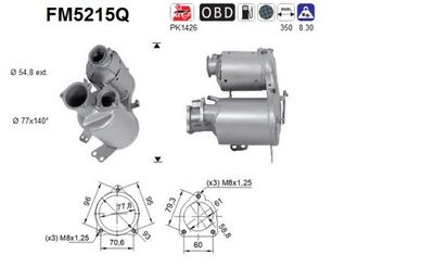 FILTRU FUNINGINE/PARTICULE SIST.DE ESAPAMENT