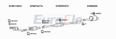 Układ wydechowy EUROFLO MZVIT21D7037B