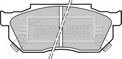 BORG & BECK BBP1369 Тормозные колодки и сигнализаторы для HONDA CIVIC IV Hatchback (EC, ED, EE) 1.3 16V Cat (EC8) BORG & BECK BBP1369 Тормозные колодки и сигнализаторы для HONDA CIVIC IV Hatchback (EC, ED, EE) 1.3 16V Cat (EC8)