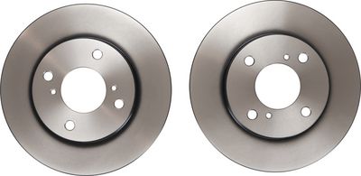 Brake disc Voor Links/Rechts past: NISSAN PIXO  SUZUKI ALTO K10, ALTO VII 1.0/1.0LPG 01.09-