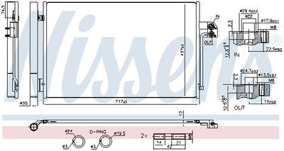 CONDENSATOR CLIMATIZARE NISSENS 941264 5