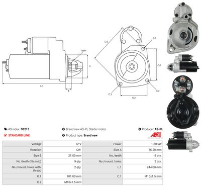 STARTER AS-PL S0215 4