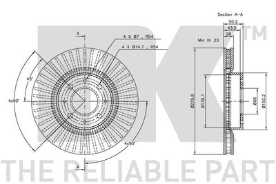 DISC FRANA NK 204829 2