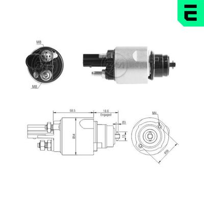 SOLENOID ELECTROMOTOR