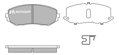 MOTAQUIP LVXL1395 Тормозные колодки и сигнализаторы  для SUZUKI GRAND VITARA (Сузуки Гранд витара)