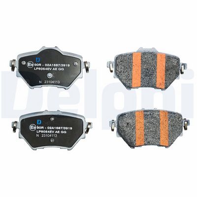 Brake Pad Set, disc brake LP5054EV